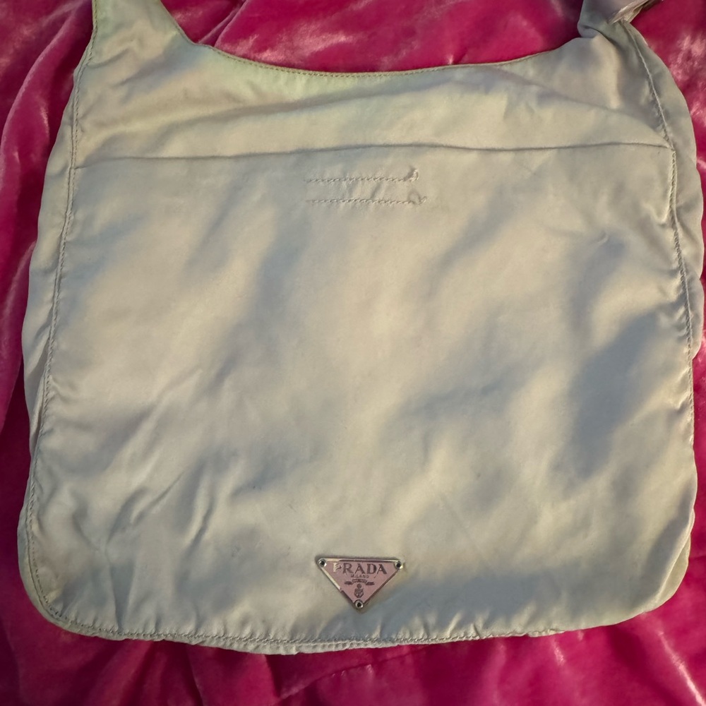 Authentic OLD Vintage Purple Prada Messenger